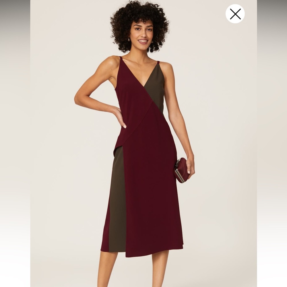 TOME Collective Two Tone Asymmetrical Dress